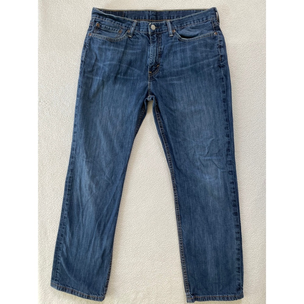 Levi's‎ 514 Jeans Mens 34x30 Measures 34x29 Straight Fit Blue 100% Cotton
